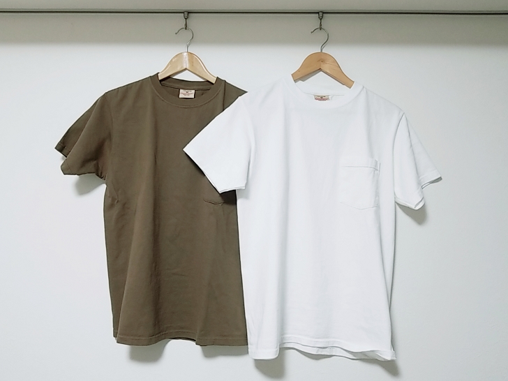 Goodwear(グッドウェア)のホワイトとニューオリーブ