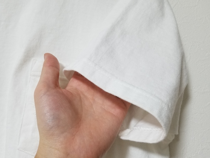 Goodwear(グッドウェア)半袖TシャツMサイズの袖口